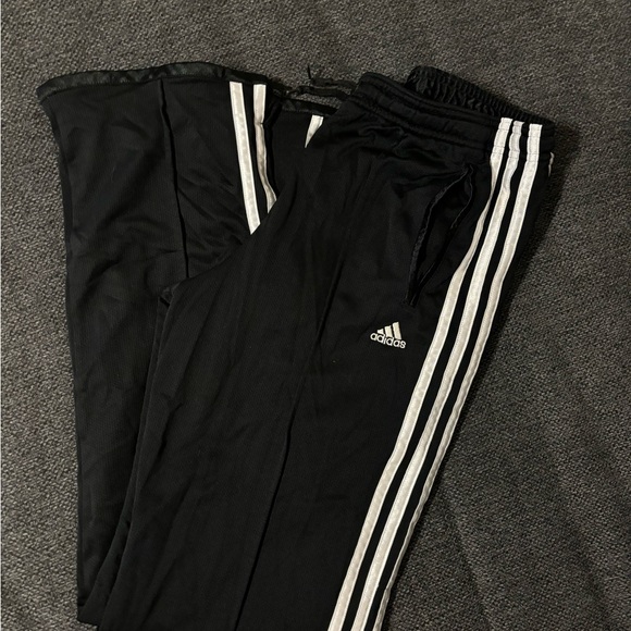 Adidas Classic Black Track Pants with White Stripes main image 0